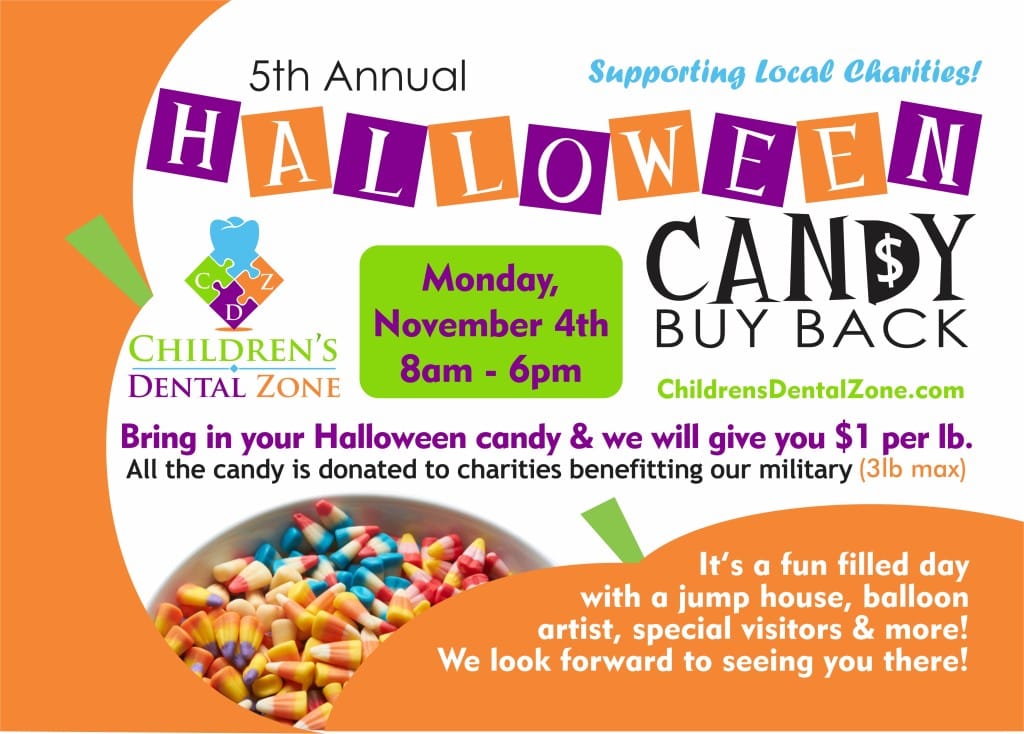 5th Annual Halloween Candy Buy Back! Childrens Dental Zone